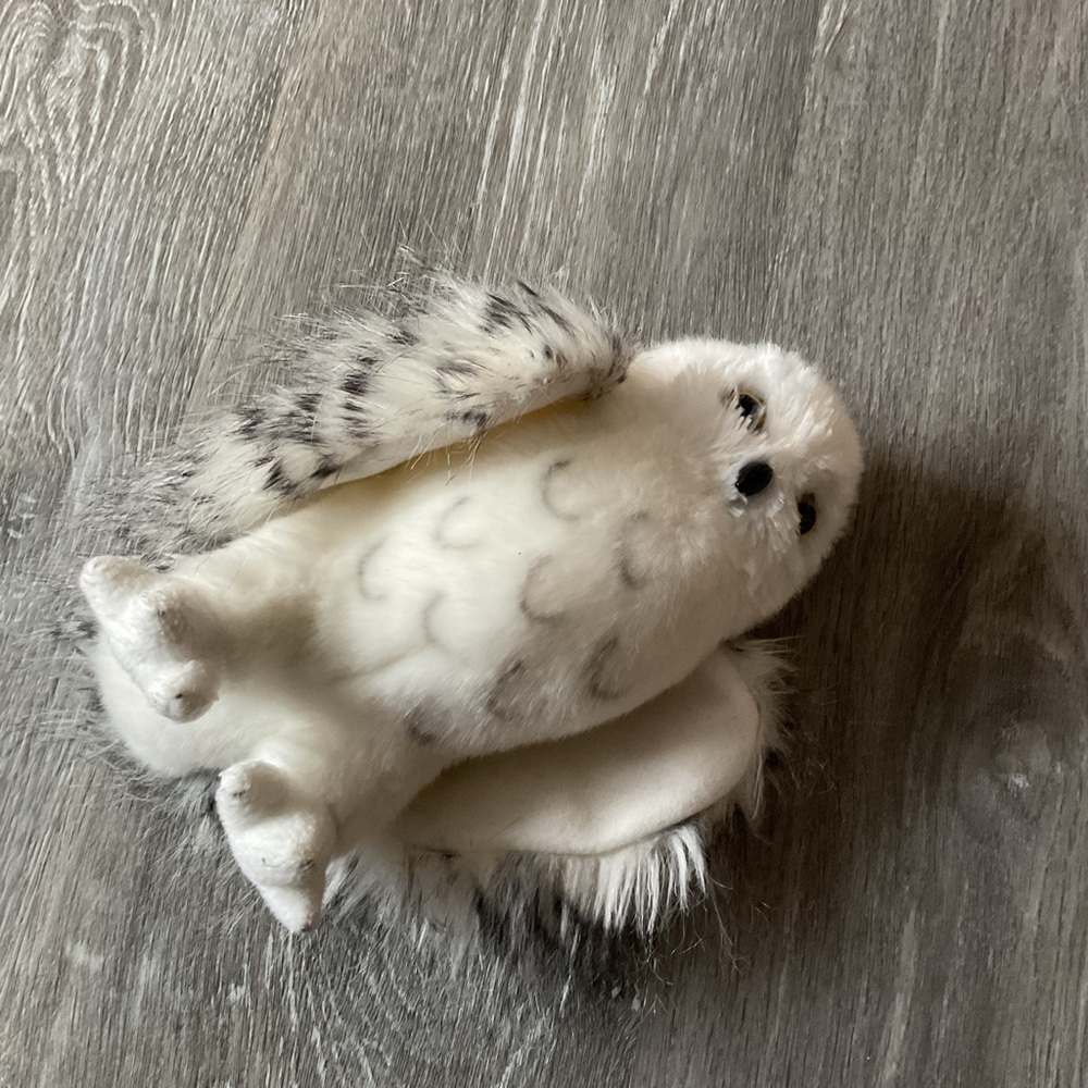Douglas Cuddly White and Gray Owl plush toy